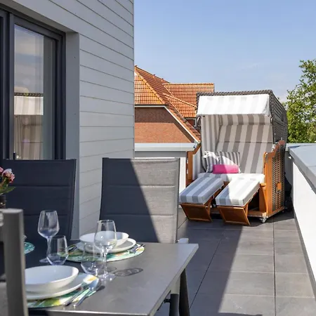 Penthouse 18 - Mit Dachterrasse Und Sauna Dorum