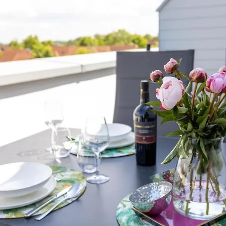 Penthouse 18 - Mit Dachterrasse Und Sauna Lejlighed Dorum