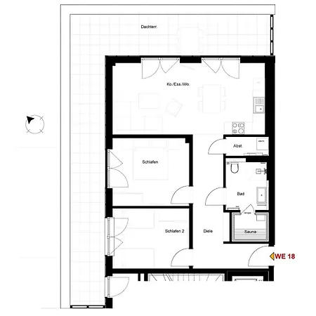 Penthouse 18 - Dorumer Sielhuus 18 * Dorum