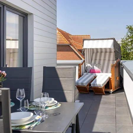 Penthouse 18 - Mit Dachterrasse Und Sauna Lejlighed Dorum