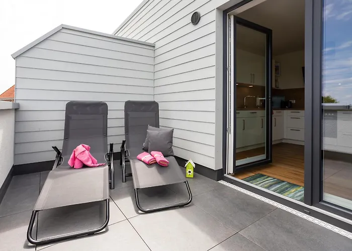 Penthouse 18 - Mit Dachterrasse Und Sauna דירה דורום